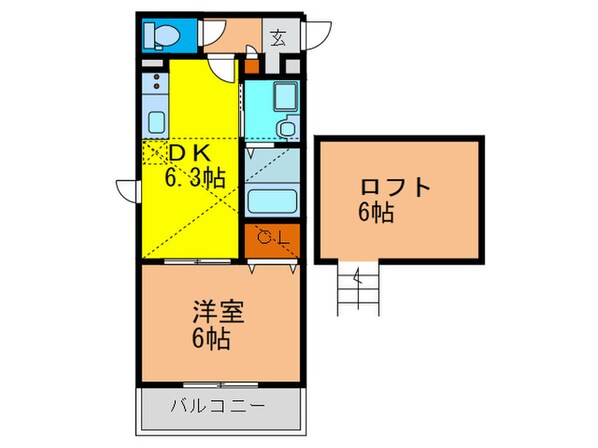 プレジ－ル．Ｋの物件間取画像